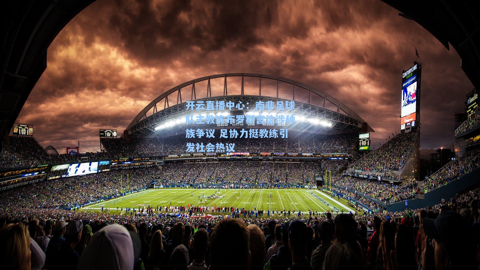 南非足球队主教练布罗斯言论涉种族争议 足协力挺教练引发社会热议